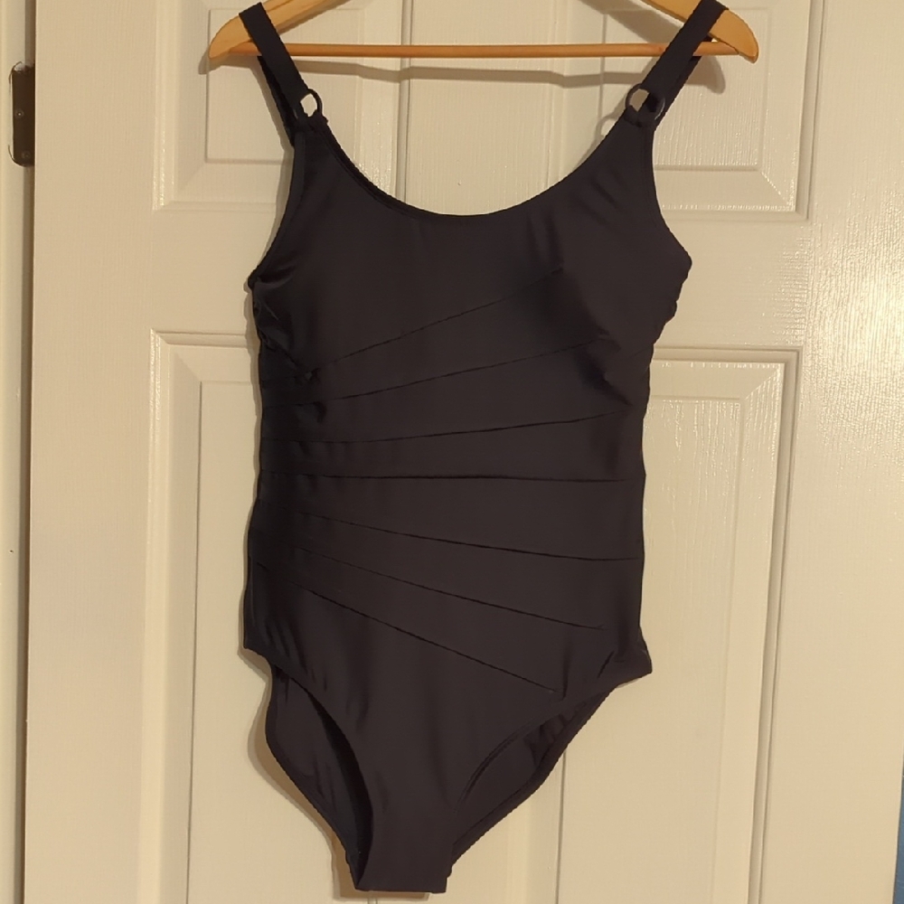 Black One-Piece Swimsuit